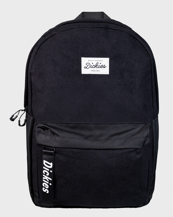 Corduroy backpack black sale