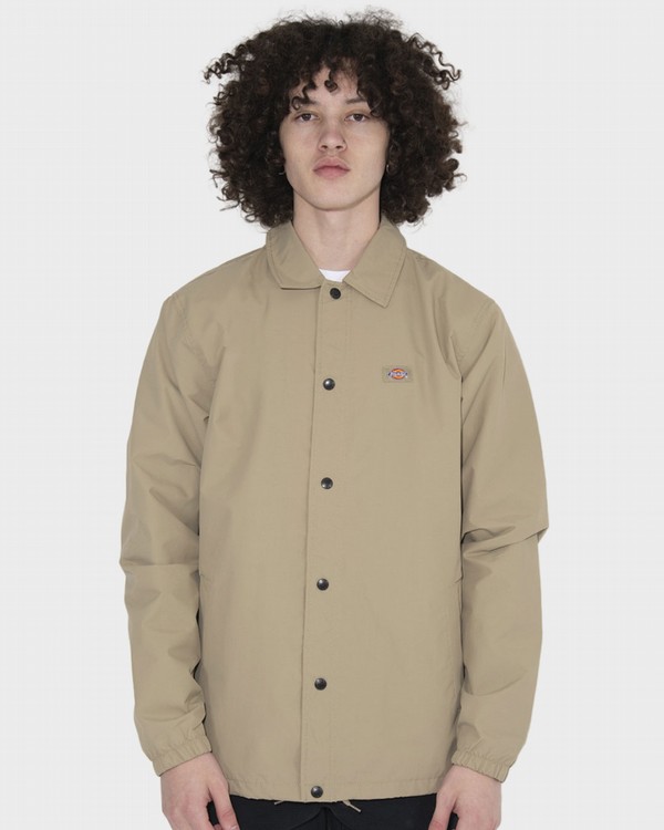 Coach jacket khaki best sale