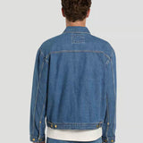 Trucker Pleated Denim Jacket