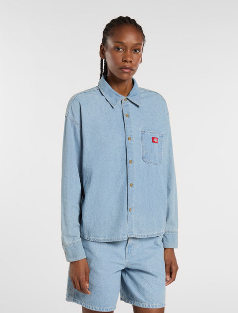 Long Sleeve Women's Jeans Shirt