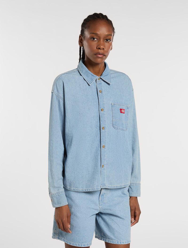 Long Sleeve Women's Jeans Shirt