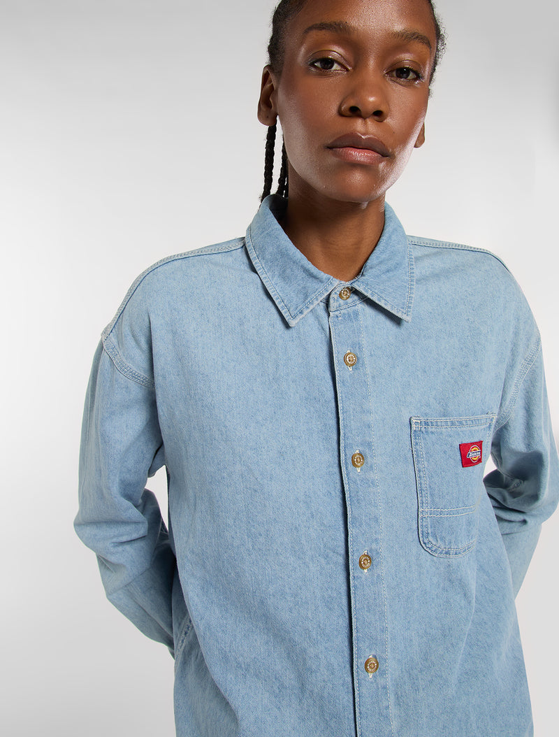 Long Sleeve Women's Jeans Shirt