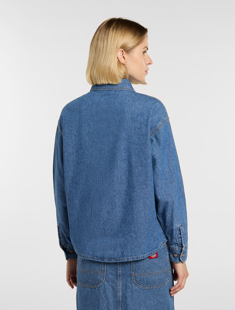 Long Sleeve Women's Jeans Shirt