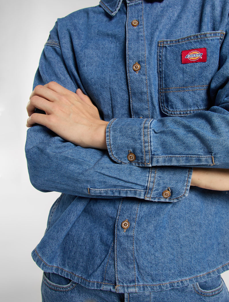 Long Sleeve Women's Jeans Shirt