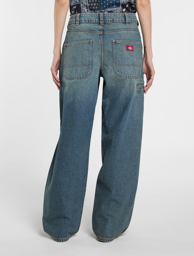 Loose Tapered Women's Work Jeans