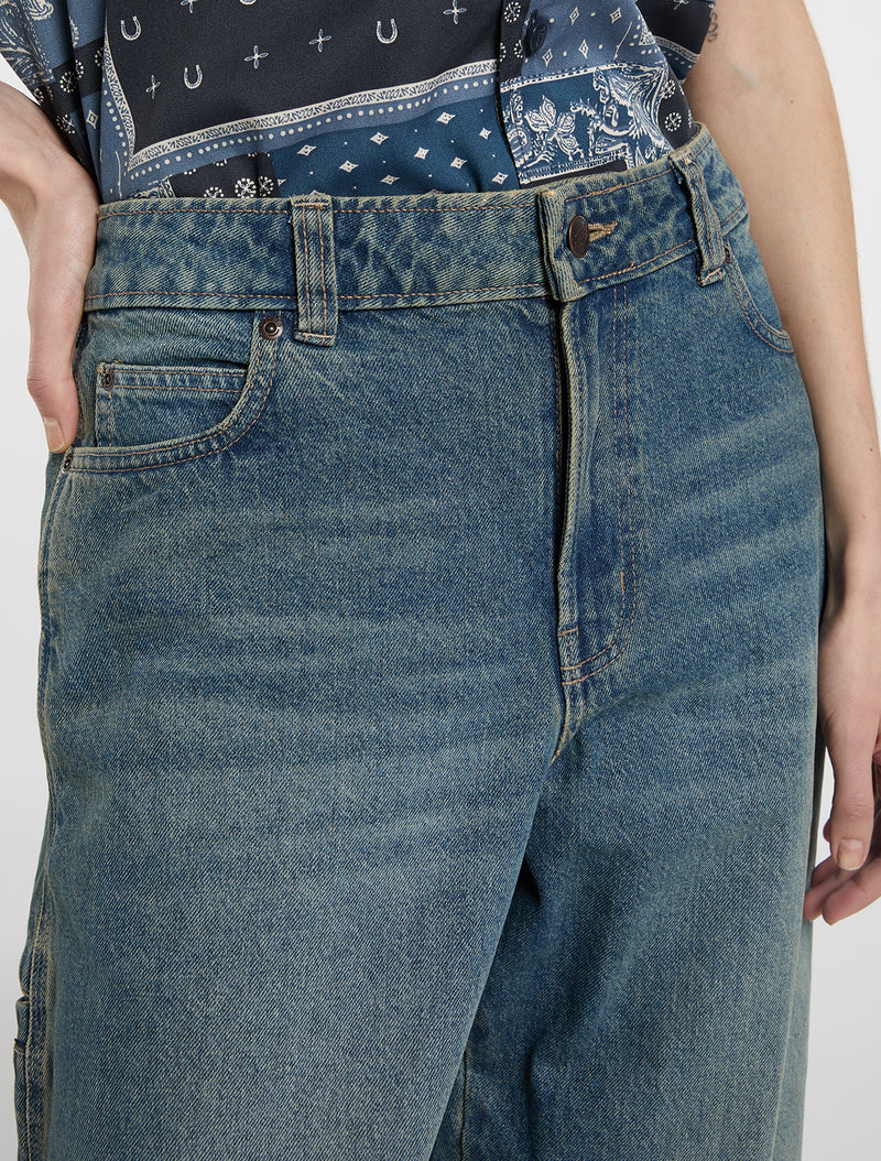 Loose Tapered Women's Work Jeans