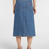 Midi Denim Women's Skirt