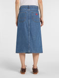 Midi Denim Women's Skirt
