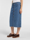 Midi Denim Women's Skirt