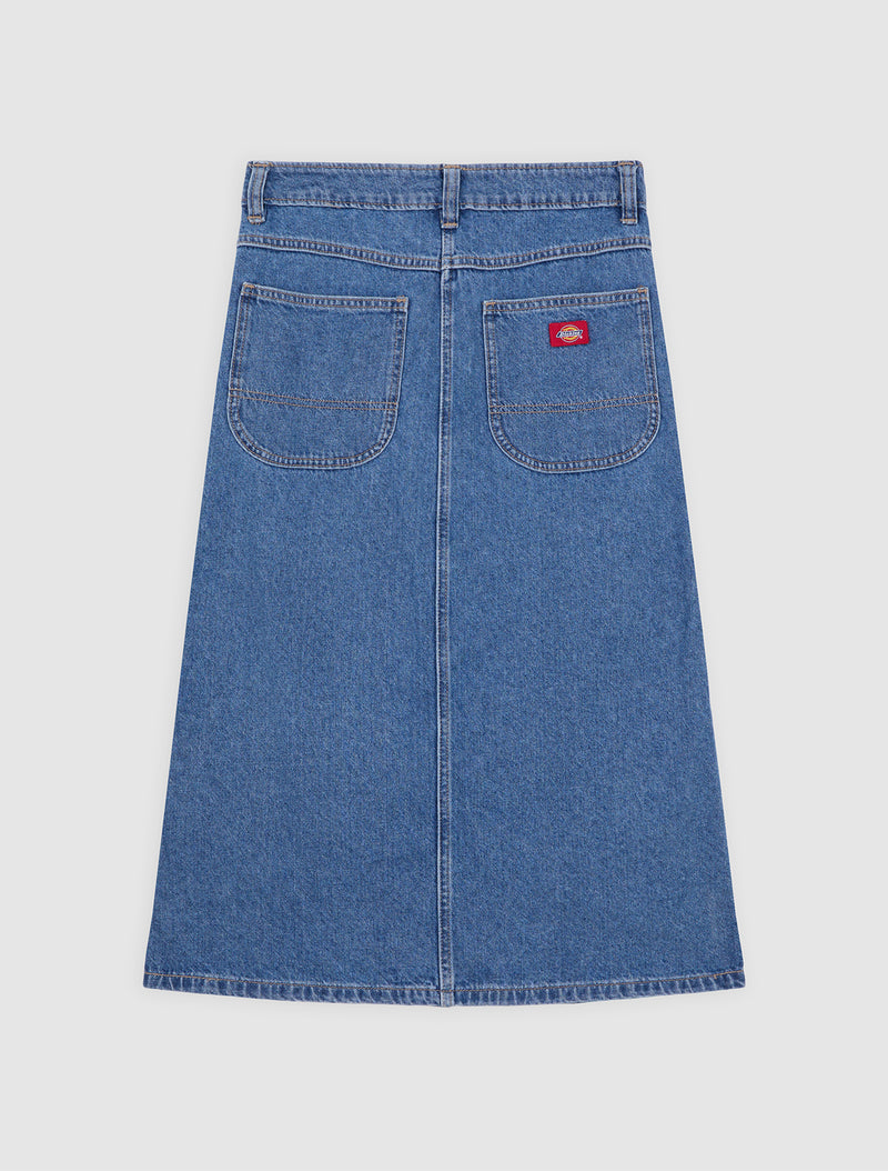 Midi Denim Women's Skirt