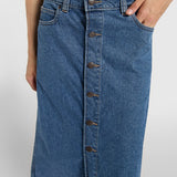 Midi Denim Women's Skirt