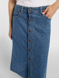 Midi Denim Women's Skirt
