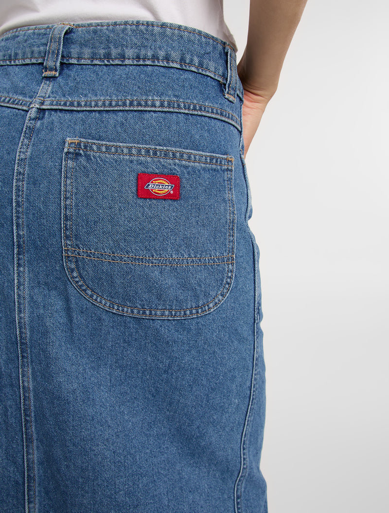 Midi Denim Women's Skirt