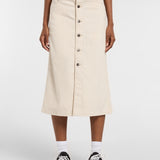 Midi Denim Women's Skirt