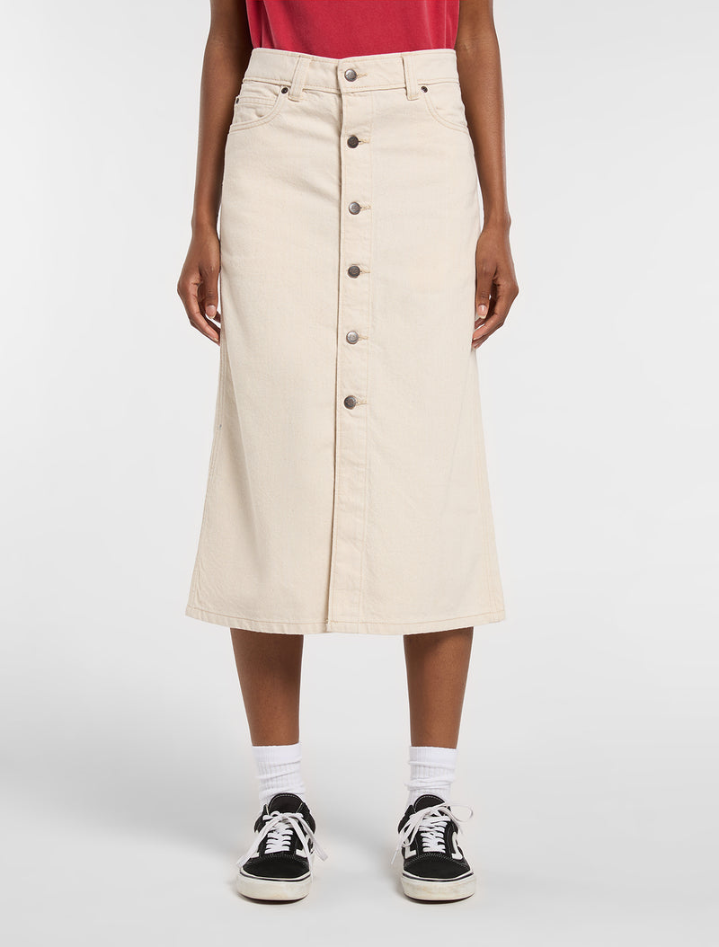 Midi Denim Women's Skirt