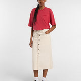 Midi Denim Women's Skirt