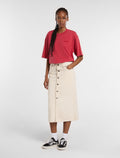Midi Denim Women's Skirt
