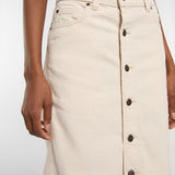 Midi Denim Women's Skirt