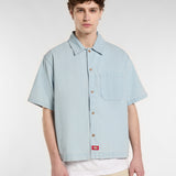 Short Sleeve Jeans Shirt