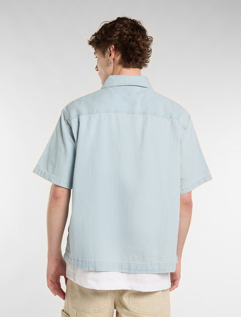 Short Sleeve Jeans Shirt