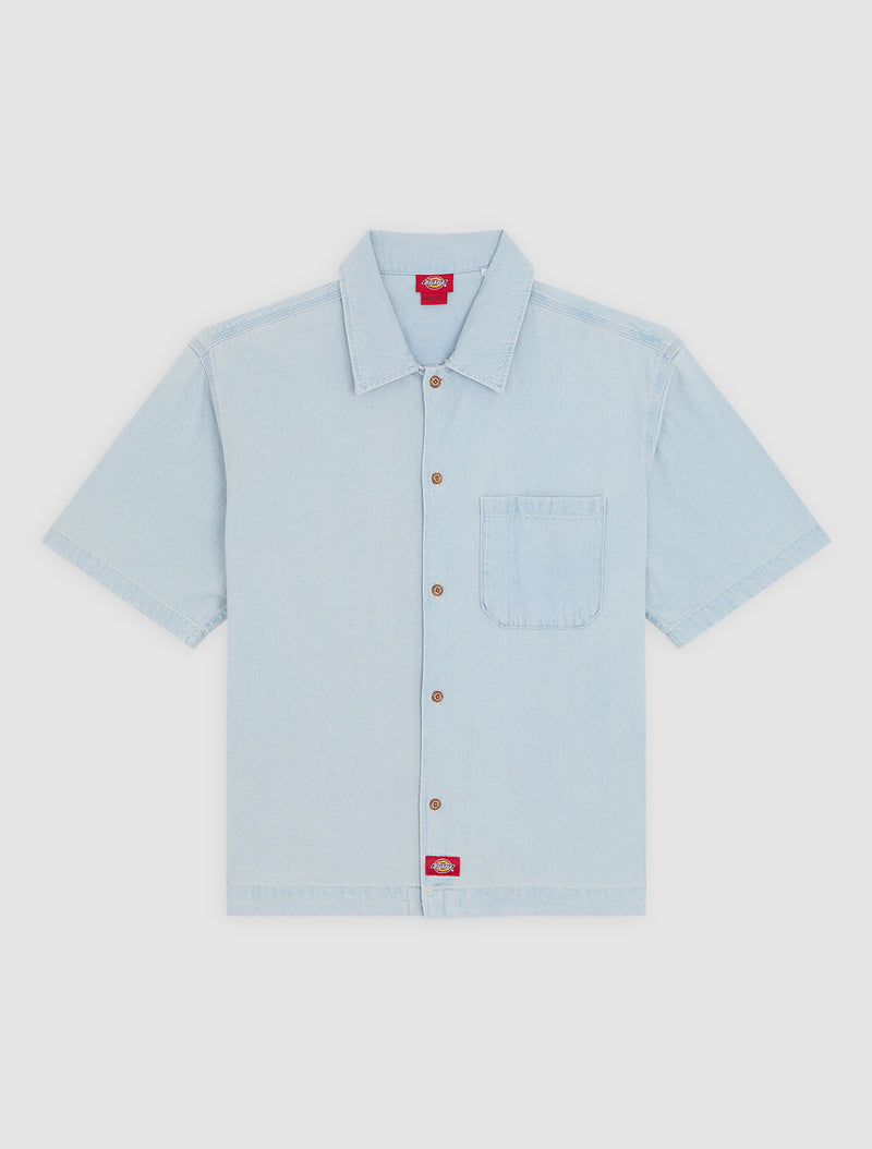 Short Sleeve Jeans Shirt
