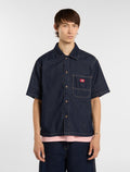 Short Sleeve Jeans Shirt