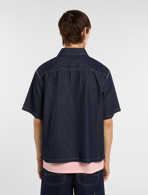 Short Sleeve Jeans Shirt