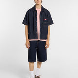 Short Sleeve Jeans Shirt