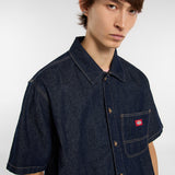 Short Sleeve Jeans Shirt