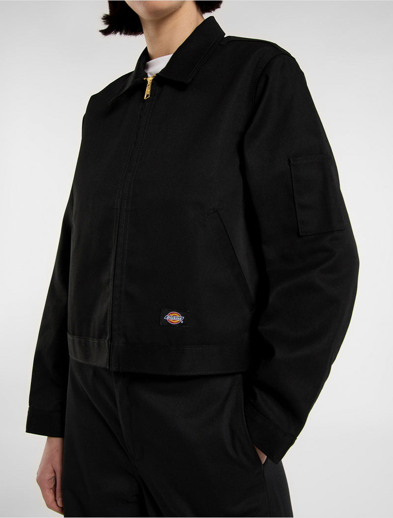 Unlined Cropped Eisenhower Jacket