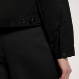 Unlined Cropped Eisenhower Jacket