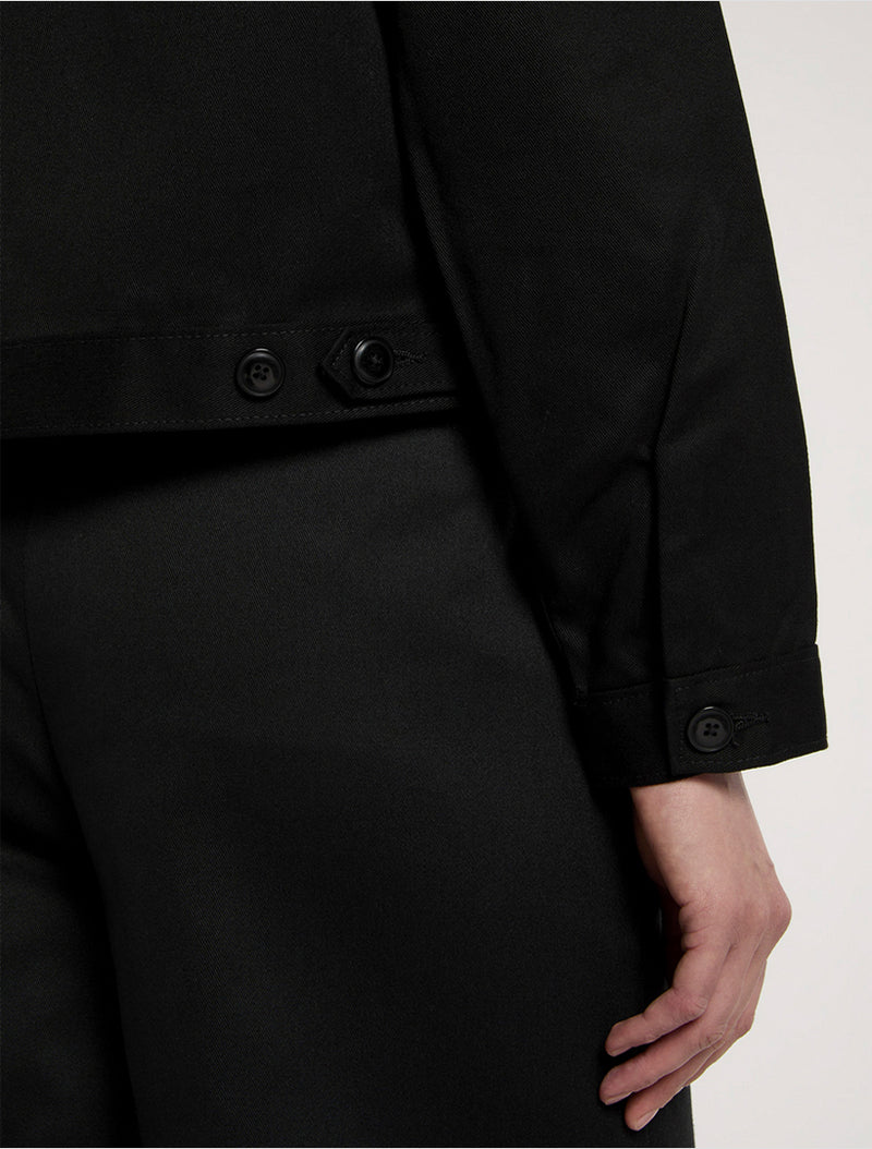Unlined Cropped Eisenhower Jacket