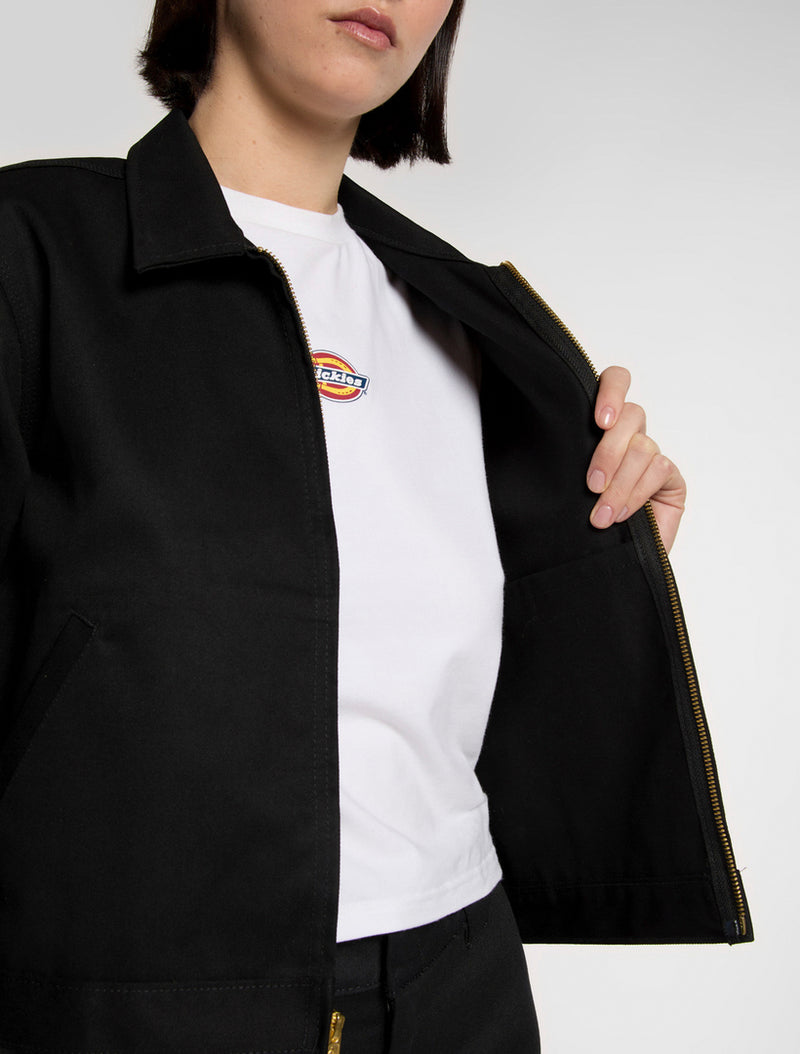 Unlined Cropped Eisenhower Jacket