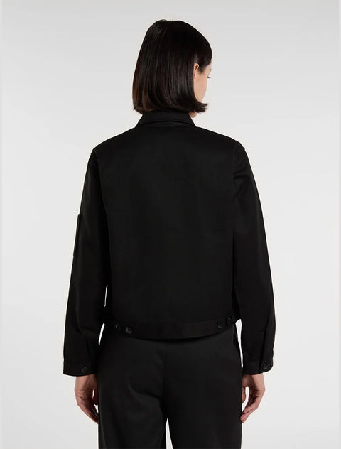 Unlined Cropped Eisenhower Jacket