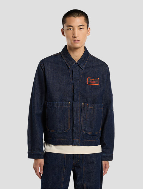 Dickies x Harley-Davidson® Boxy Fit Embroidered Denim Jacket