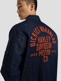 Dickies x Harley-Davidson® Boxy Fit Embroidered Denim Jacket