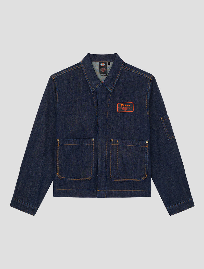 Dickies x Harley-Davidson® Boxy Fit Embroidered Denim Jacket