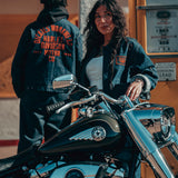 Dickies x Harley-Davidson® Boxy Fit Embroidered Denim Jacket