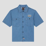 Dickies x Harley-Davidson® Boxy Fit Chambray Embroidered Work Shirt