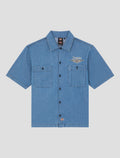 Dickies x Harley-Davidson® Boxy Fit Chambray Embroidered Work Shirt