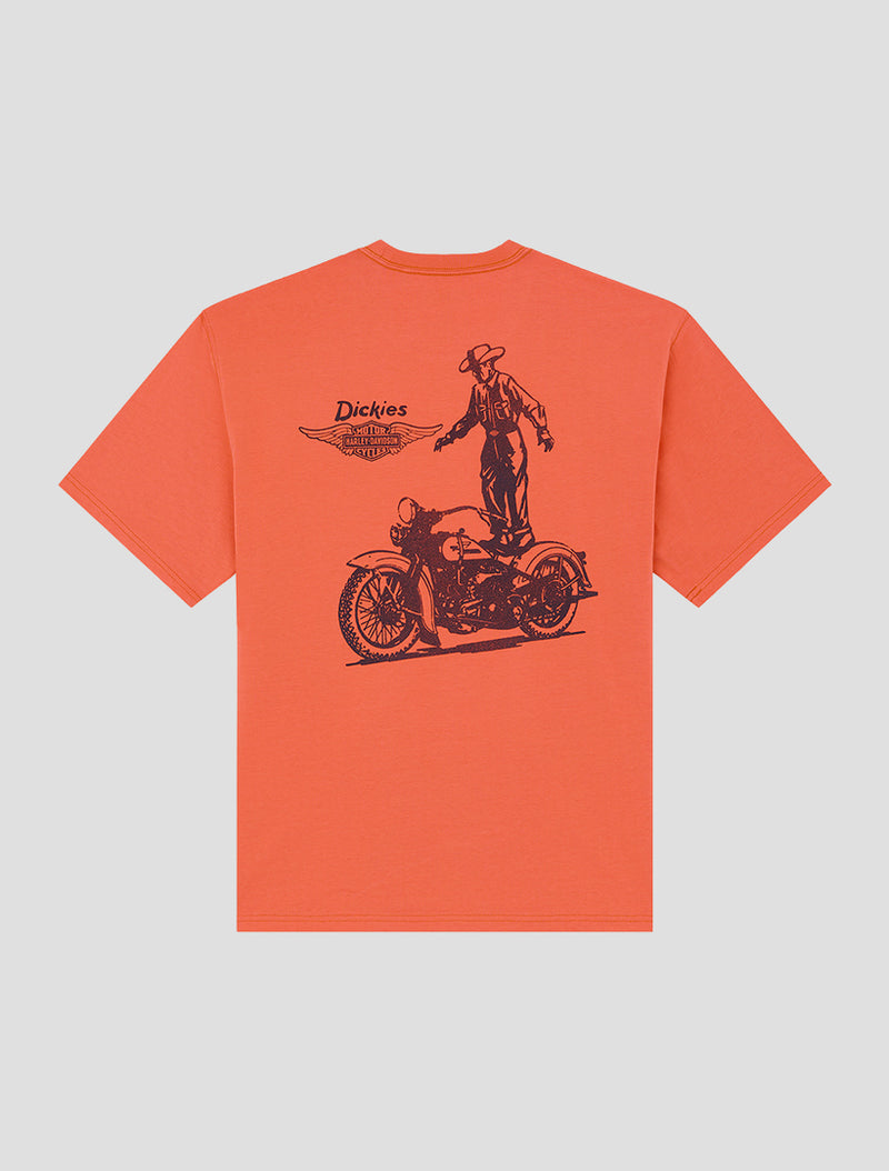 Dickies x Harley-Davidson® Vintage Wash Cowboy Graphic T-Shirt