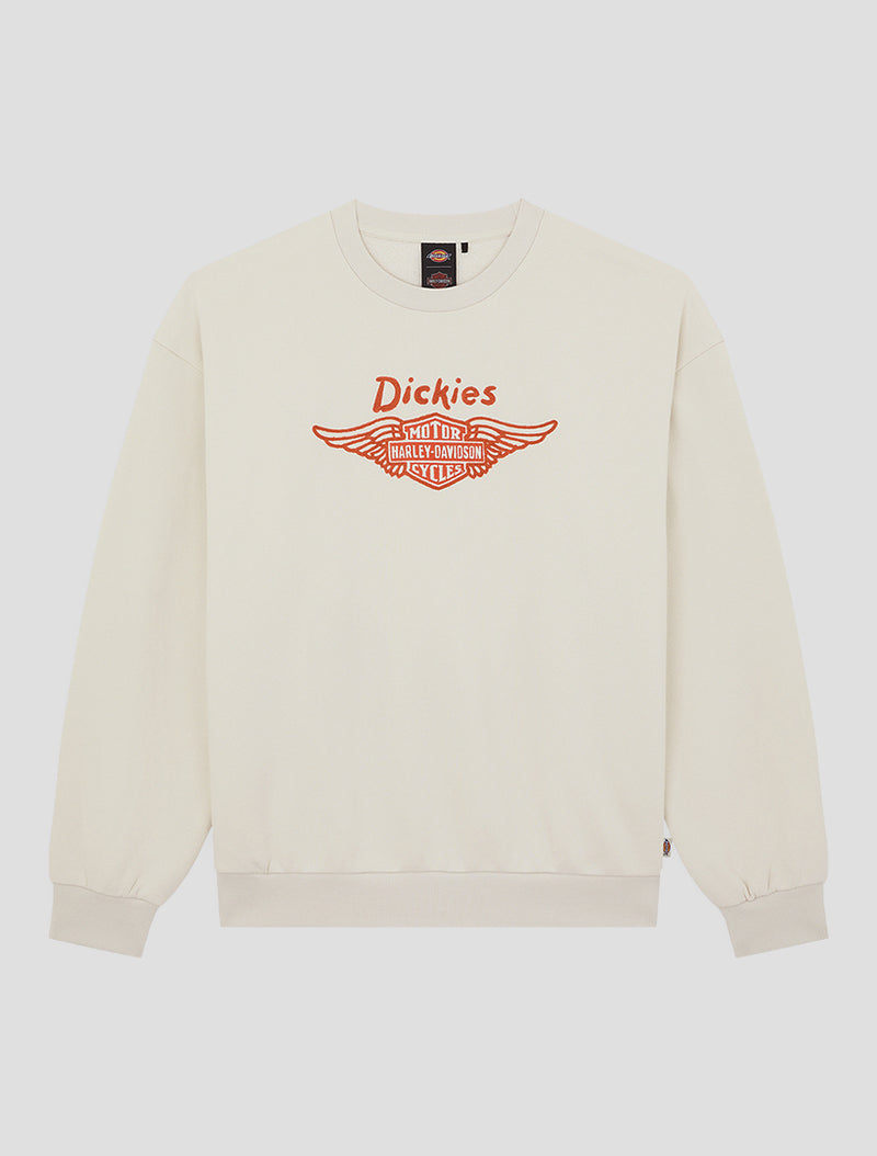 Dickies x Harley-Davidson® Boxy Fit Embroidered Crewneck Sweatshirt