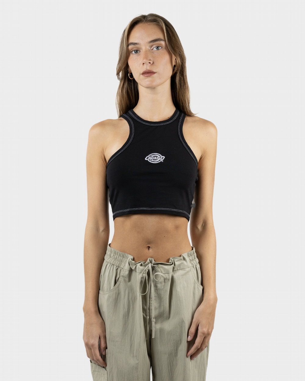 Classic Logo Racer Front Cropped Tank | Dickies Australia