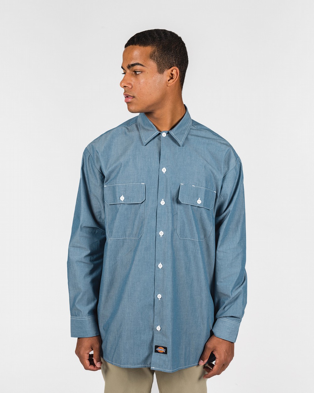 Relaxed Fit Chambray Shirt | Dickies Australia